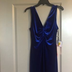 Blue Velvet Night Gown